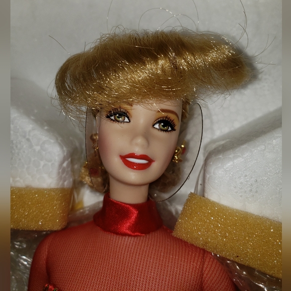 Vintage Porcelain Holiday Barbie - Picture 3 of 11